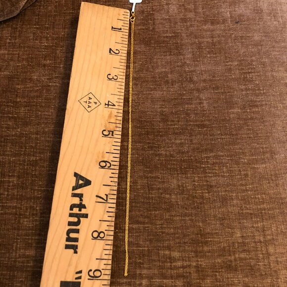 10K Gold D/C Cross Pendant Necklace 18" NEW - Picture 5 of 5